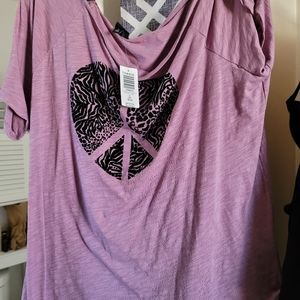 Torrid off the shoulder tee